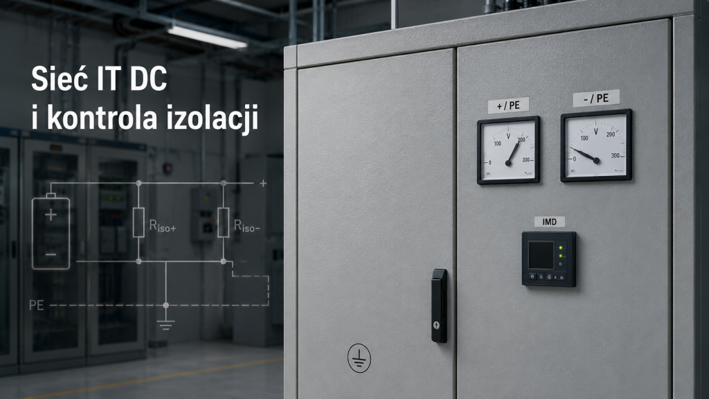 Sieć IT DC i kontrola izolacji za pomocą IMD